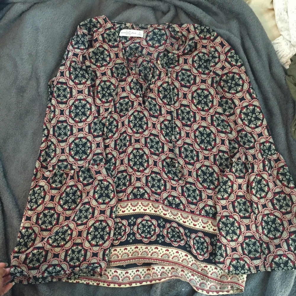 Abercrombie and Fitch Bell Sleeved Shirt